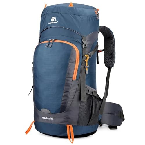 Image of Mxaeyar 65L Hiking Backpack with Rain Cover Lightweight Camping Daypack Large Trekking Backpack for Men Women Waterproof Rucksack for Outdoor Travel Hiking Trekking Camping Sport