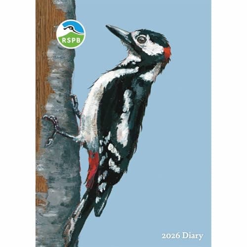 Image of Carousel Worldwide RSPB 2026 Diary Planner – Wildlife Photography, Monthly & Weekly Organiser, Durable Hardcover Journal