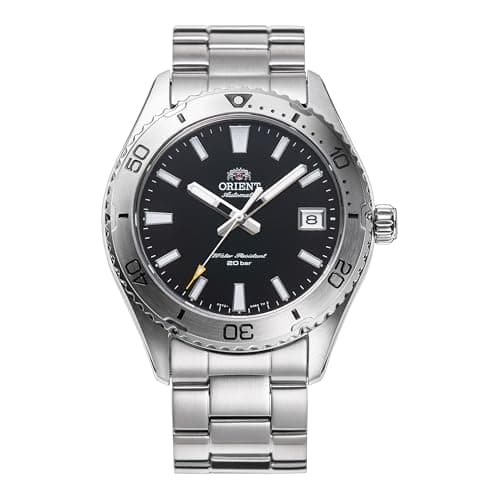 Image of Orient Sports Mako 40 mm – AC0Q Men's Automatic Manual Winding Waterproof Watch, Steel Black Graphite, Sporty