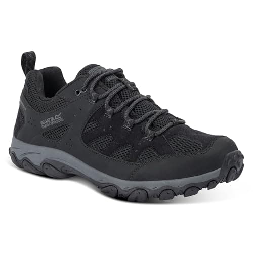 Image of Regatta Mens Edgepoint IV Low Walking Shoes Water Resistant Cushioned Hiking Footwear