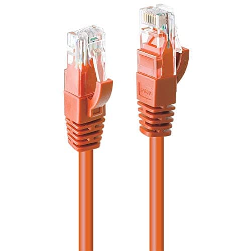 Image of LINDY 15m Cat.6 U/UTP Ethernet Cable, Orange