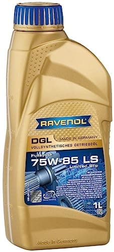 Image of RAVENOL J1C1144-001 SAE 75W-85 Gear Oil - DGL Full Synthetic API GL-5 LS (1 Liter)