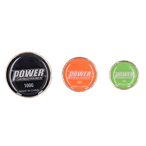 Image of lvifloae POWERTI Tennis Racket Swing Weight Trainer 25g 50g 100g Arm Power and Swing Speed Builder, Muscle Memory Aid for Practice Sessions Weight Adding Device for Power and Stability