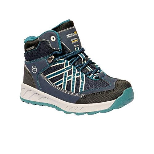 Image of Regatta Unisex Kid's Samaris Mid' Walking Boot, Navy/Deep Lake 11 UK