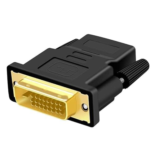 Image of MaxRenard DVI to HDMI Adapter, Bidirectional HDMI to DVI Adapter, 24+1 Male to HD Female Port Converter with Gold Plated Connectors-1 pack