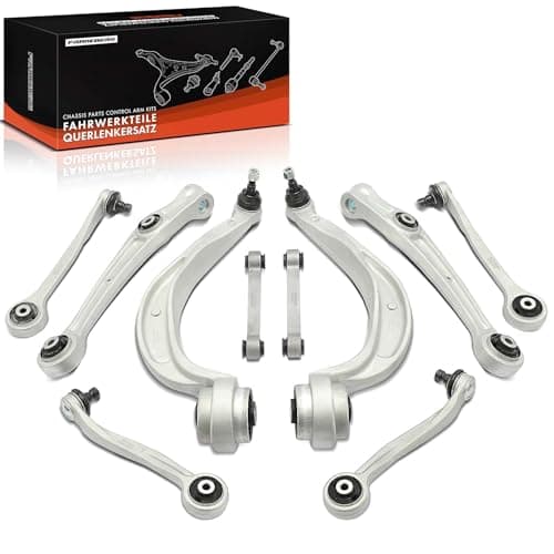 Image of Frankberg 10Pcs Control Arm Kit Compatible with A4 8K2 B8 1.8L-3.2L 2009-2011 A4 Avant 8K5 B8 1.8L-3.2L 2009-2011 A5 8T3 1.8L-4.2L 2009-2011 A5 Cabriolet 8F7 Q5 8RB Replace# 8K0407151B