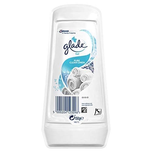 Image of GLADE 2 x Clean Linen Gel Air Freshener - Home Office Any Room Fragrance