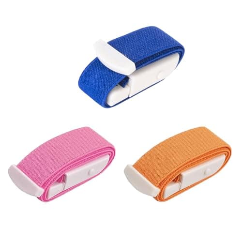 Image of MFUOE 3 Pieces Tourniquet with Buckle Emergency Tourniquets Elastic Adjustable Quick and Slow Release Home Outdoor Emergency Care