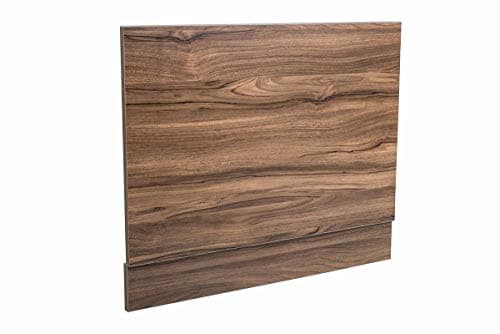Image of NRG Modern Bath End Panels for Bathroom Soaking Bathtub Walnut 700mm