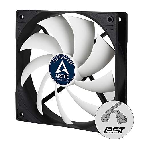 Image of ARCTIC F12 PWM PST - 120 mm PWM PST Case Fan with PWM Sharing Technology (PST), quiet motor, Computer, Fan Speed: 230-1350 RPM - Black, White
