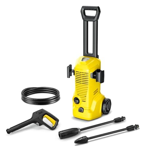 Image of Kärcher high-pressure washer K 2, pressure: max. 110 bar, flow rate: 360 l/h, area: 20 m²/h, weight: 4.2 kg, high-pressure gun, high-pressure hose, dirt blaster