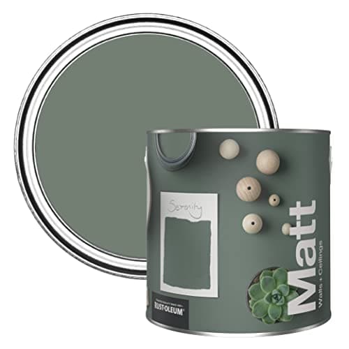 Image of Rust-Oleum Colours Matt Emulsion Wall and Ceiling Paint - Serenity 2.5L