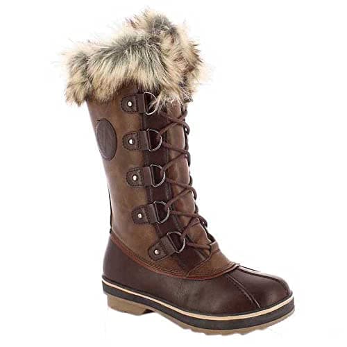 Image of KIMBERFEEL Women's Beverly Snow Boots, Croconoir, 7 UK