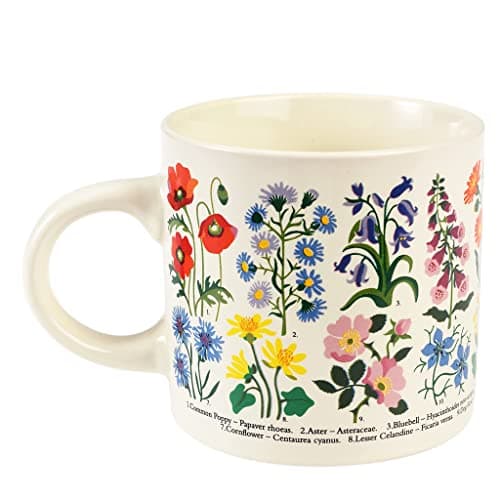 Image of Rex London Ceramic Mugs Large Coffee Mug – Cute Mug Design, Pretty Mug Style, Durable Ceramic Coffee Mug for Everyday Use, Large Coffee Mugs for Tea, Coffee & Hot Drinks