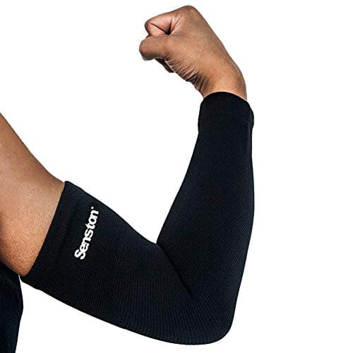 Image of Senston Arm Support - Compression Arm Sleeve for Tendonitis and Arthritis - All Sports for Men/Women Compression, Breathable, Sweat-Absorbent