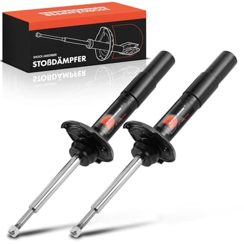 Image of Frankberg 2x Shock Absorber Strut Front Left Right 598mm Gas pressure Compatible with 7 Series E65 E66 E67 730d 730 Ld 730i Li 735i Li Replace# 31316786531,31316786533