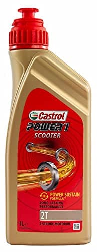 Image of Power 1 Scooter 2T Part Synthetic 2 Stroke Motorcycle Engine Oil, 1 Litre