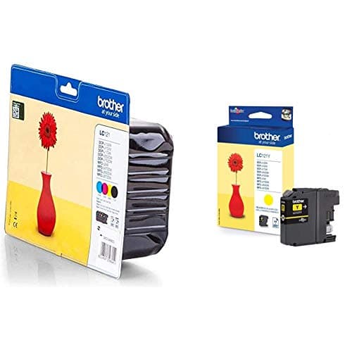 Image of Brother LC121VALBP - Ink Cartridge, Multi-Pack (Black, Yellow, Magenta, Cyan)
