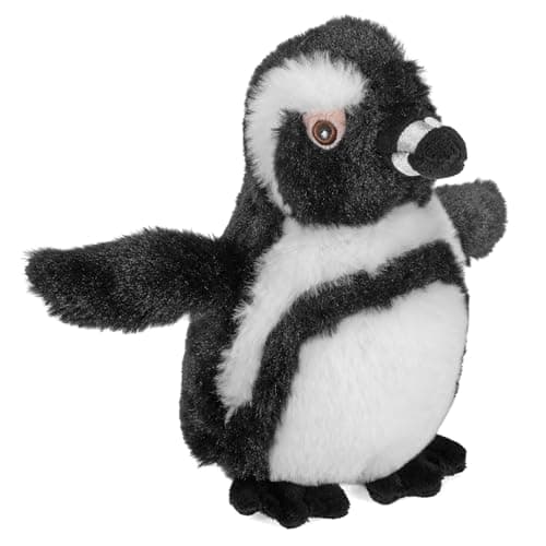 Image of Wild Republic EcoKins Mini Blackfoot Penguin Stuffed Animal 8 inch, Eco Friendly Gifts for Kids, Plush Toy, Handcrafted Using 7 Recycled Plastic Water Bottles