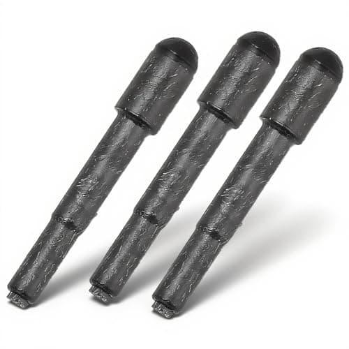 Image of ASHATA Replacement Pen Nibs for Dell, Stylus Nibs Black High Sensitivity Rubber Nibs Tablet Stylus Pen Replacement Nibs for PN579X PN556W(3pcs)