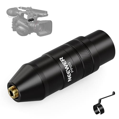 Image of NEEWER 3-Pin XLR Male to 3.5mm Female TRS Transforming Adapter, Audio Converter for Camera, Camcorder, Video Recorder, Audio Mixer, Speake, Sound Drive, PP05