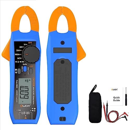 Image of OWON CM2100B Blutooth Mini Digital Clamp Meter 100A AC DC Current Voltage True RMS Pliers Ammeter Resistance, Capacitance, Diode Tester Multimeter