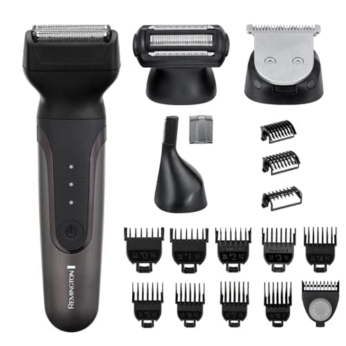 Image of Remington ONE 18-in-1 Total Body Multi-Groomer for Men & Women (Body Hair Trimmer, 38mm Blade for Hair & Beard, Foil Shaver, Nose & Ear, 14 Combs, USB, Waterproof, Cordless, 60-Minute Run Time) PG780