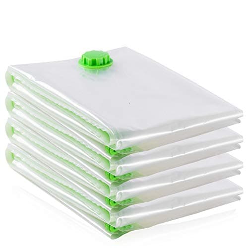 Image of Opaza Jumbo Vacuum Bags [130 x 100 cm] Space-Saving Vacuum Bags for Clothes, Duvets, Clothes (4 Pieces)