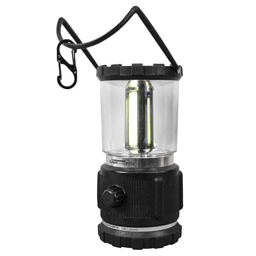Image of Lighthouse Torches Elite Camping Lantern – Dimmable LED 75 / 750 Lumens, Up to 20 Hours Run Time, 3 x C Batteries Included