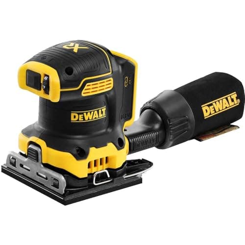 Image of DEWALT DCW200N-XJ 18V XR 1/4 Sheet Palm Sander – Bare Unit | Cordless, Compact & Powerful for Precision Sanding