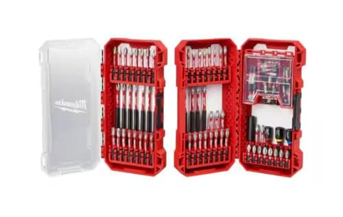 Image of Milwaukee Shockwave Impact Duty Alloy Steel Drill and Screw Driver Bit Set (100-Piece)