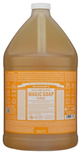 Image of Dr Bronner | Citrus Pure-Castile Liquid Soap, 3.79l