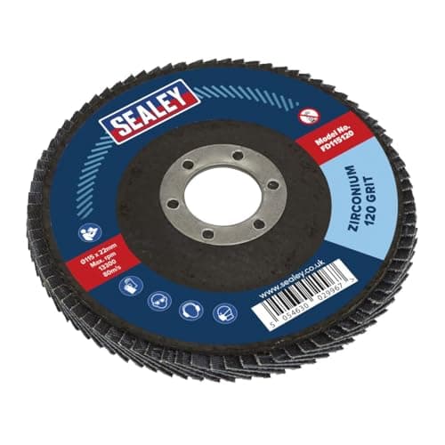 Image of Ø115mm Zirconium Flap Disc Ø22mm Bore 120Grit