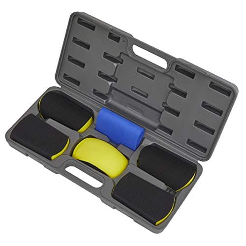 Image of Sealey RE40KIT 6pc Hook-and-Loop Sanding Block Kit