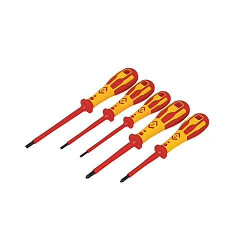 Image of C.K T49183D Dextrovde Screwdriver Slotted Parallel & Pzd Set of 5