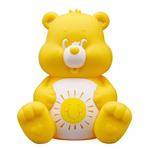 Image of Fizz Creations Funshine Bear™ Mood Light. Soft Glow Night Light. Includes Iconic Care Bears Belly Badge. Officially Licensed
