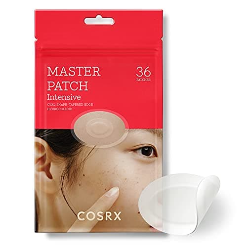 Image of COSRX Master Pimple Patch Intensive 36 Patches Value Pack | Patch in 2 Sizes | Oval Hydrocolloid Pimple Patches with Tea Tree Oil fot Spot, Zit, Pimple Treatment