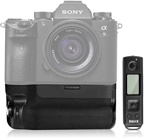 Image of Meike The New MK A9 Pro Battery Grip Built-in 2.4GHz Remote Controller Up to 100M to Control shooting Vertical-shooting Function for Sony A9 A7RIII A7III cameras, Replacement VG-C3EM