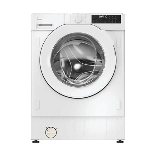 Image of Hoover, H-Wash 400 Integrated Washing Machine, 9 Kg Wash Capacity, 1600 RPM, A-30 percent Rated, hOn App Connectivity, Steam Care Pro Cycle, White, 60x53x82 cm - BH4S69M6D9J-80