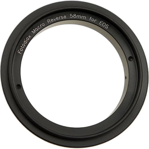Image of Fotodiox 58mm Filter Thread Lens, Macro Reverse Ring Camera Mount Adapter for Canon EOS 1d,1ds,Mark II, III, IV, 5D, Mark II, 7D, 10D, 20D, 30D, 40D, 50D, 60D, Digital Rebel xt, xti, xs, xsi, t1i, t2i, 300D, 350D, 400D, 450D, 500D, 550D, 1000D