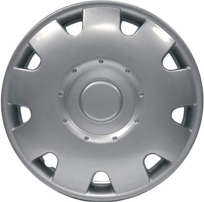 Image of Streetwize SWWT12 Chrome Deep Dish Wheel Cover Set - 13 in. Hubcap, ABS/PP Wheel Trim - Silver | Automotive Exterior Car Accessories