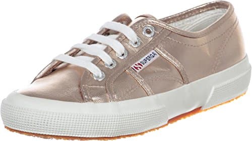 Image of Superga womens 2750-cotmetu Low-Top Trainers Gold Rose Gold, 2.5 UK
