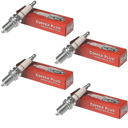 Image of CHAMPION J12YC Copper Plus 4-Piece Spark Plug for Motorcycle
