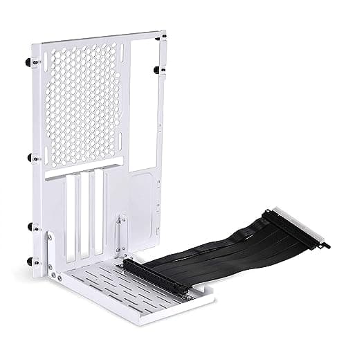 Image of Lian Li O11D Mini Vertical GPU Mount Kit – PCIe Gen4 Riser Cable, White