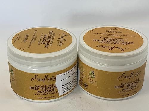 Image of Shea Moisture Raw Shea Butter Deep Treatment Masque 326ml x2