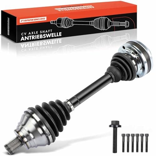 Image of Frankberg CV Axle CV Shaft Front Left Compatible with A3 8P1 2003-2012 Q3 8UB 8UG 2011-2018 Antara L07 2007-2011 Alhambr.a 710 711 2010-2022 Replace# 1K0407271NP
