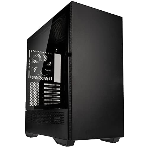 Image of Kolink Stronghold Prime Midi Tower PC Case - Black with Tempered Glass Window and Enhanced Cooling Support