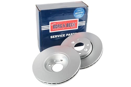 Image of Borg & Beck BRAKE DISC PAIR Nissan Micra 03-