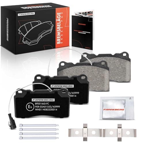 Image of Frankberg Brake Pad Set incl. 4x Pads Front Compatible with Giulietta 940 159 939 159 Sportwagon 939 Spider 939 Qu.a.t.t.r.oporte VI Replace# 9948030, 9951155