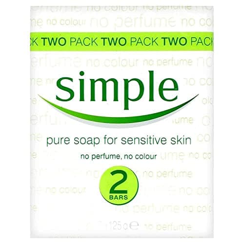 Image of Simple Soap for Sensitive Skin, 125 g (2 Bars)